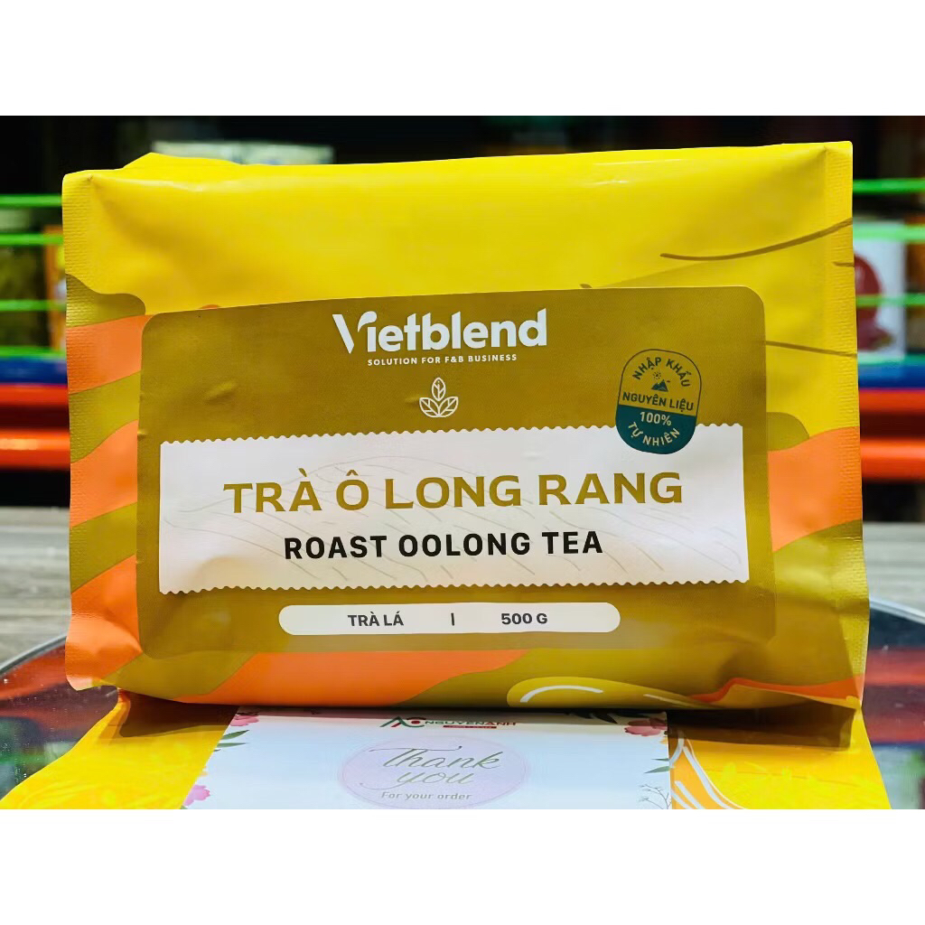 Trà OLong Rang Vietblend (Roast Olong Tea) - Túi 500g thoang thoảng chút ngọt ngào nhẹ dịu