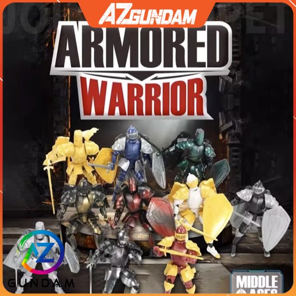 [CÓ SẴN] Mô Hình Lắp Ráp Hiệp Sĩ Thời Trung Cổ, Armored Warrior Model Kit, Có Khớp Cử Động Linh Hoạt