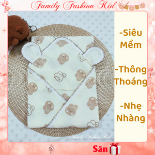 Ủ, choàng Muslin đa năng [BỐN MÙA] cho bé sơ sinh
