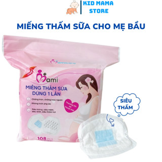  Miếng lót thấm sữa MamiCare hút sữa chống tràn tiện ích bịch 30 miếng và 100 miếng Kid Mama Store A6 