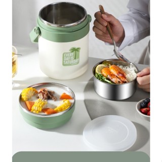  Hộp Đựng Cơm Văn Phòng Lúa Mạch 4 Tầng Lõi Inox Giữ Nhiệt Siêu Tiện Lợi - Cặp Lồng Cà Mên Chất Liệu Lúa Mạch Cao Cấp 