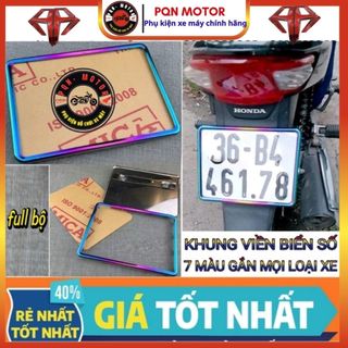 Bảng Biển Số Xe Máy Full Bộ Kèm Mika Chống Trầy Gắn Biển Số Trước Sau Đẹp Bền Chắc Chắn