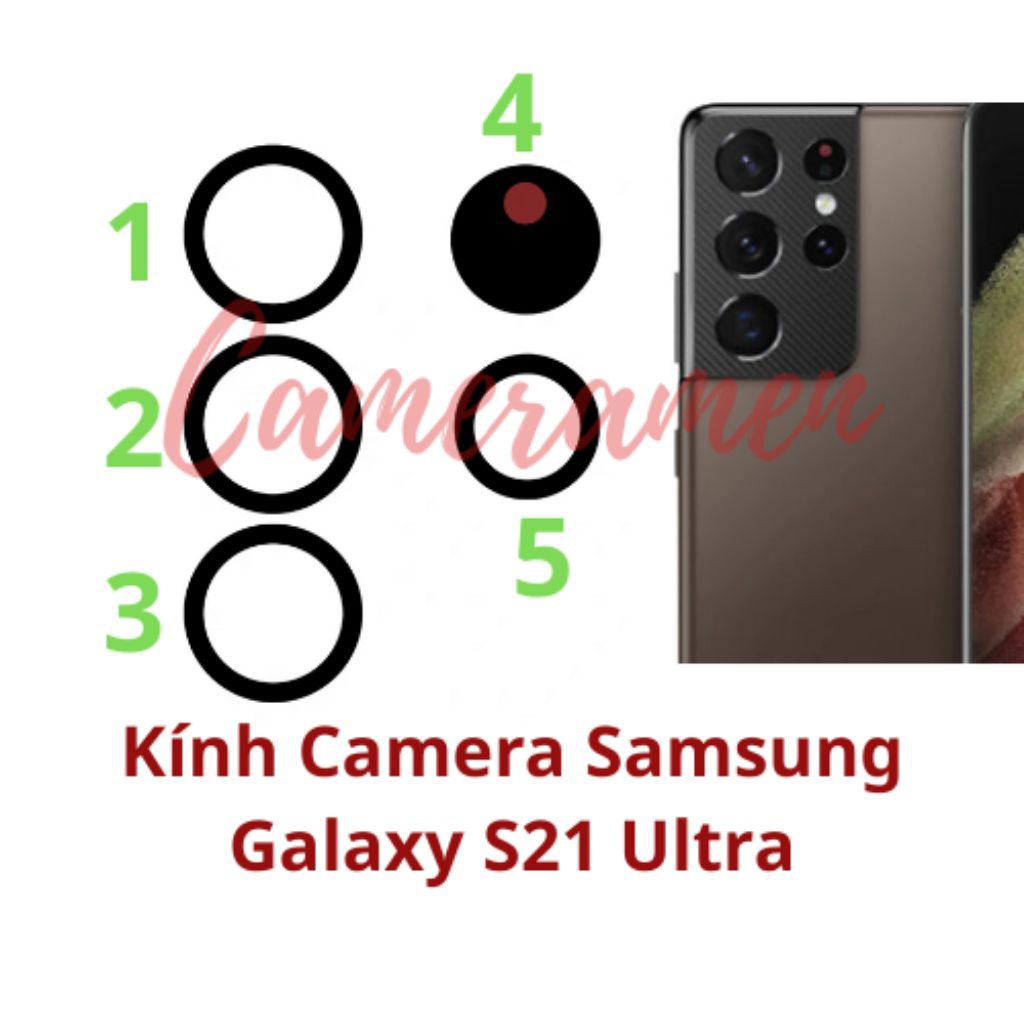 Kính Camera Samsung Galaxy S21 Ultra / S21Ultra