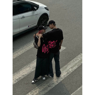 Áo Thun VITALITÉ PINK GRAFFITI TEE - ĐEN