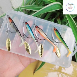 Mồi Mềm Câu Lure NFF Size Nhỏ 1 Con Kèm Lưỡi - Câu Lóc Siêu Nhạy docaukhoa99