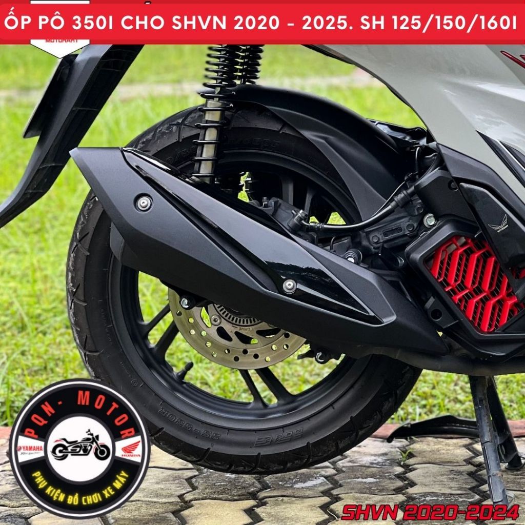 Ốp Pô SH 2020 - Sh 2025 Mẫu Sh 350i Cho Honda SH 125i /150i /160i Hãng Chính Hãng Motoart