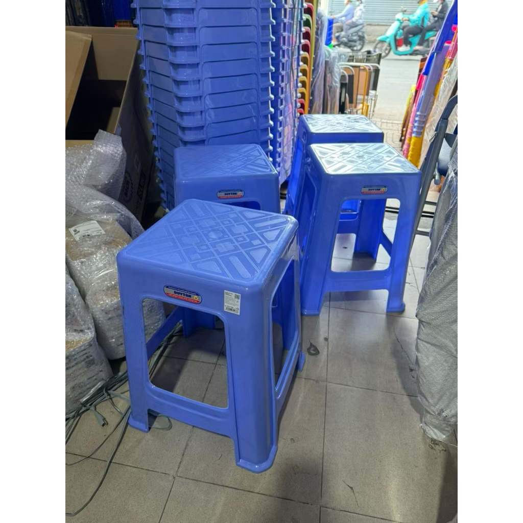 Ghế đẩu cao đại duy Tân ,combo4 ghế đẩu cao duy Tân ,ghế nhựa cao đại duy Tân