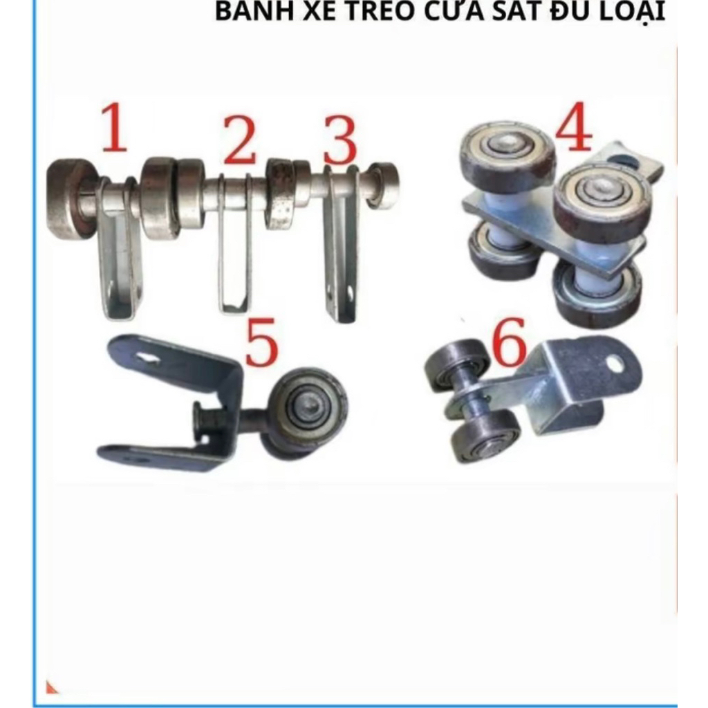 Bi treo cửa xếp,cửa lùa,bi bạt đủ size