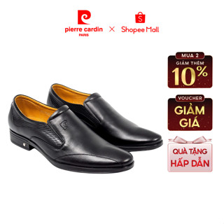 Giày tây nam Pierre Cardin dáng loafer da bò thật cao cấp, đế cao su đúc kiểu dáng sang trọng, lịch lãm -  732
