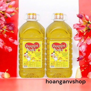 Dầu ăn Happi Koki 5 lít - Combo 2 chai