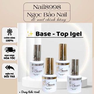 Base top Igel nhập khẩu Mỹ chính hãng (15ml) - Sơn gel liên kết và top phủ bóng cao cấp