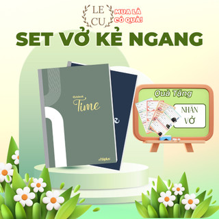 [Lốc 20 cuốn] Vở kẻ ngang Funny/ Time (80,120,200 trang) - 70g/m2 (Giao mẫu ngẫu nhiên )