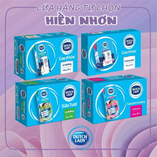   180ML  Thùng 48 Hộp Sữa Tươi Tiệt Trùng Dutch Lady Cô Gái Hà Lan Có Đường  Dâu  Sữa cao khỏe 