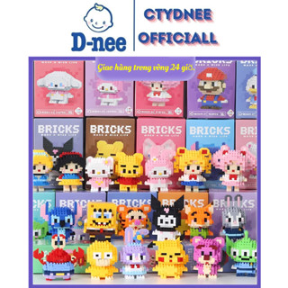 Bộ Lắp Ráp Mô Hình LEGO Mini 3D Thông Minh Sáng Tạo Hoạt Hình Đáng Yêu