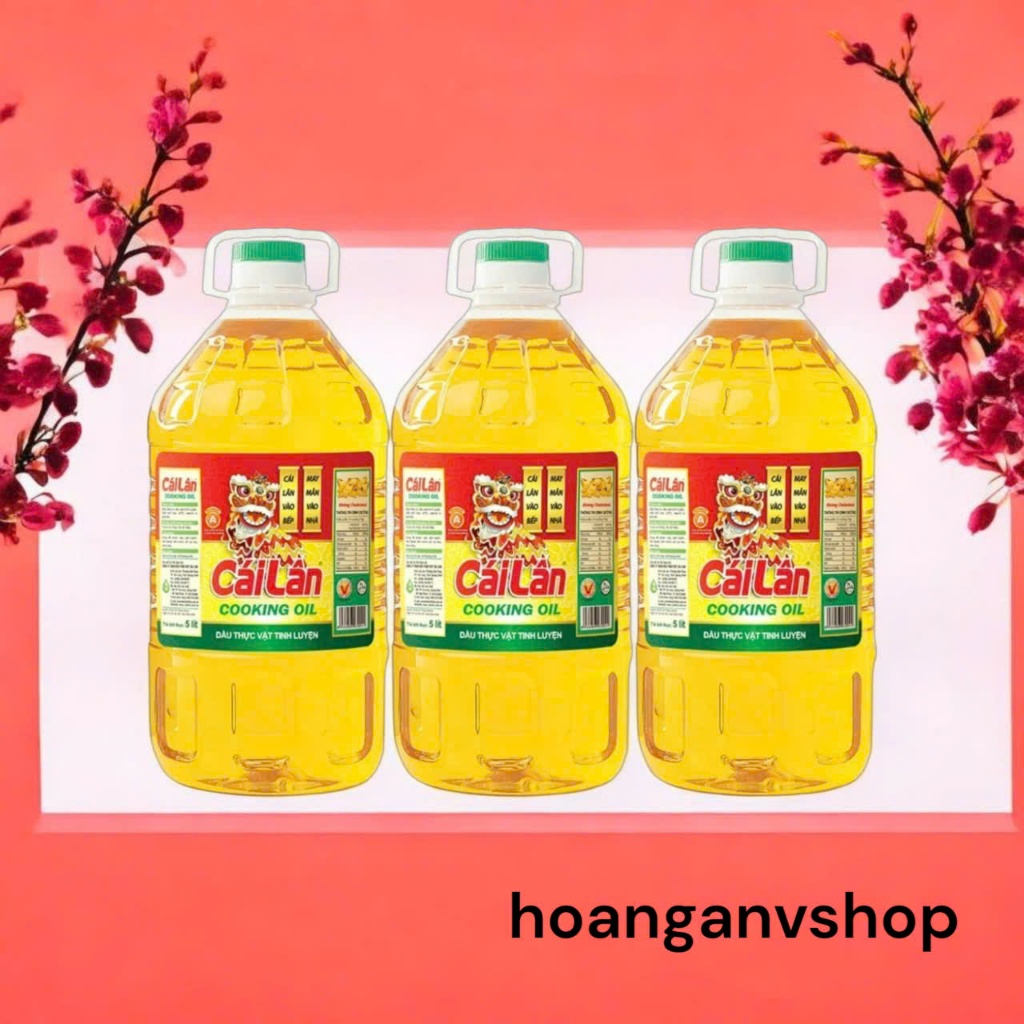 Dầu ăn Cái Lân 5l - Combo 3 chai