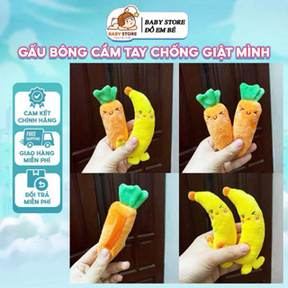 Cà Rốt Và Chuối Cầm Tay Cho Bé Khi Ngủ. Giúp Hạn Chế Giật Mình .Tập Khả Năng Cầm Nắm (Loại 1)