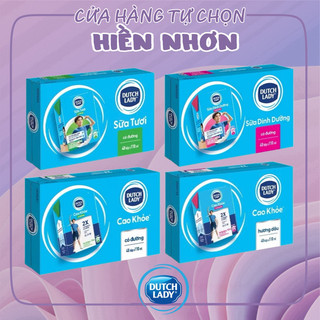   110ML  Thùng 48 Hộp Sữa Tươi Tiệt Trùng Dutch Lady Cô Gái Hà Lan Có Đường  Dâu  Sữa cao khỏe 