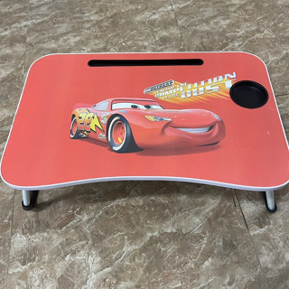 bàn học ANTHAO gấp gọn làm việc hoạt hình ngộ nghĩnh cho bé có khe cắm ipad và khe đựng ly nước