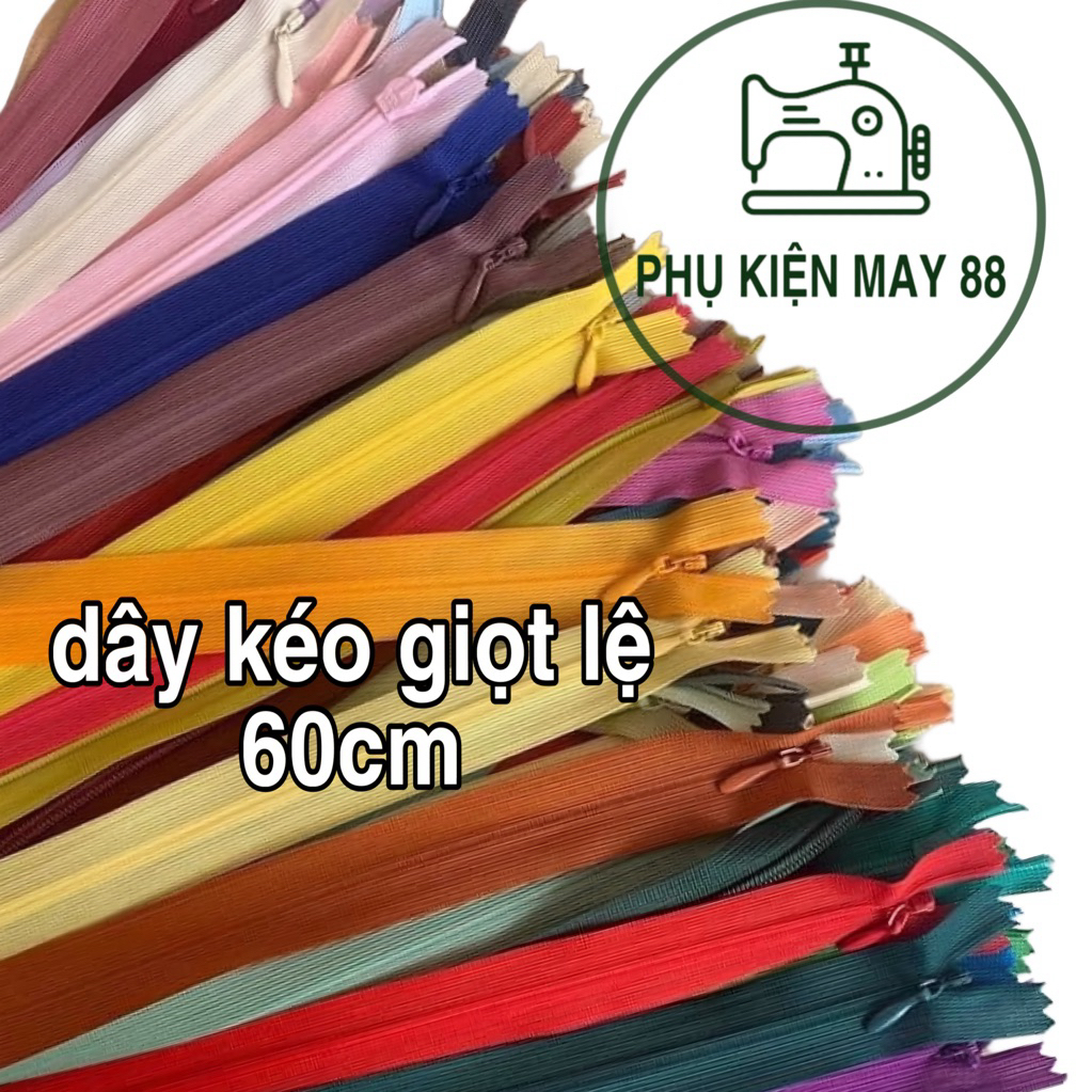 (chọn màu) 10 chiếc khoá giọt lệ 60cm kcc