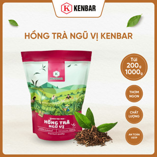 Hồng Trà Ngũ Vị KENBAR Thơm Ngon Thanh Mát Màu Đẹp Nguyên Liệu Pha Chế Trà Sữa Trà Trái Cây 1kg