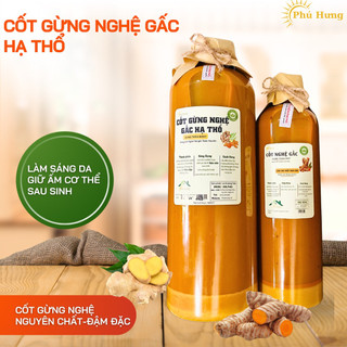  Combo Cốt Gừng Nghệ Gấc và Cốt Nghệ Gấc hạ thổ giữ ấm làm sáng da sau sinh cho body và da mặt 