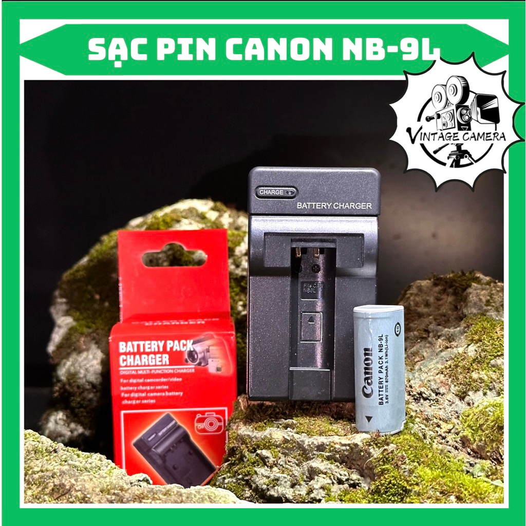 Sạc pin Canon NB-9L dùng cho  PowerShot N, ELPH 530 HS, ELPH 520 HS, ELPH 510 HS, SD4500 IS.