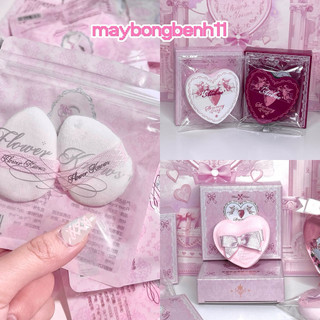   CHÍNH HÃNG  Tổng hợp bông mút FLOWER KNOWS mút nền  mút má kem  mút phủ phấn  mút mini  mút tim nơ 