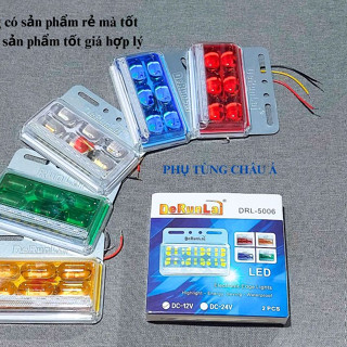  Đèn sườn xe tải đèn led sườn ô tô 5006 cỡ lớn điện 12v và 24v 