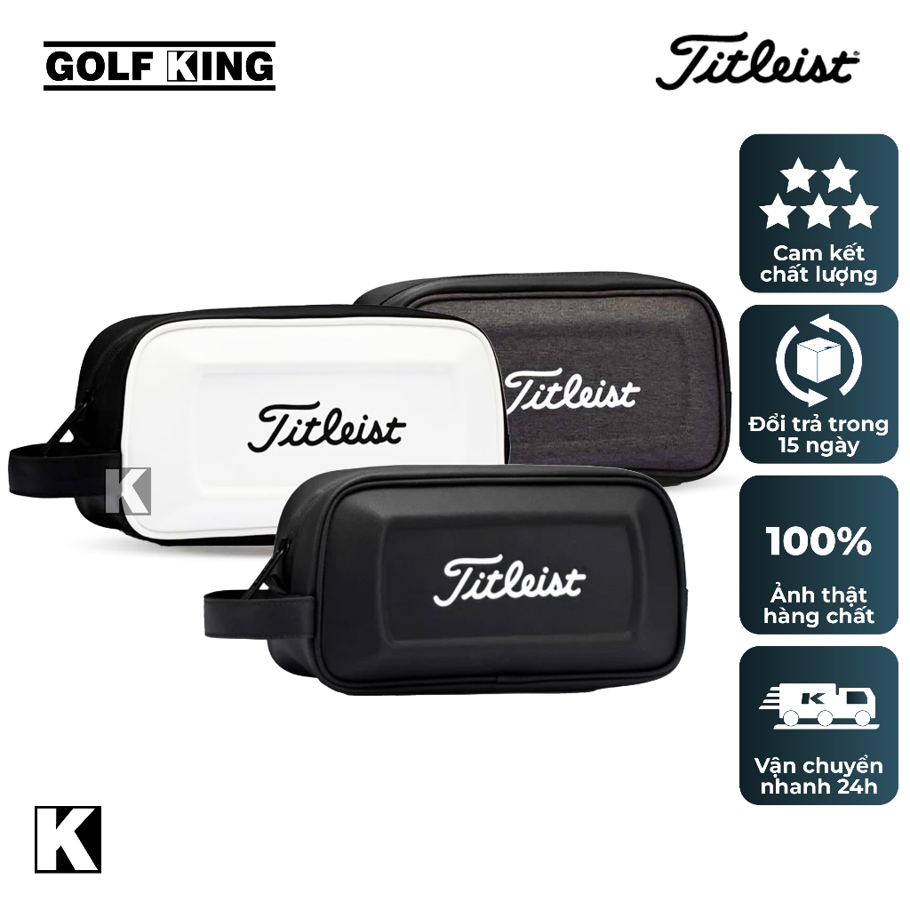 Túi cầm tay Titleist DF phụ kiện để đồ chơi golf sang trọng, thanh lịch