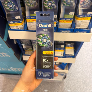 [SET ĐEN 4 ĐẦU] Set đầu bàn chải điện Oral B ĐEN Cross Action