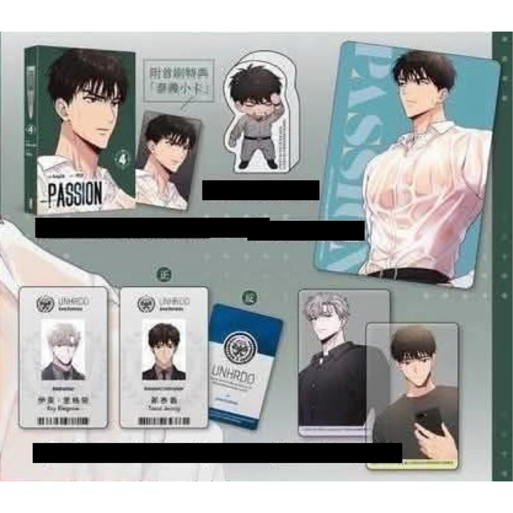 (sẵn) Bộ thẻ Passion (Đam Mê) (kèm quà card, block, lót chuột, ID card…..)