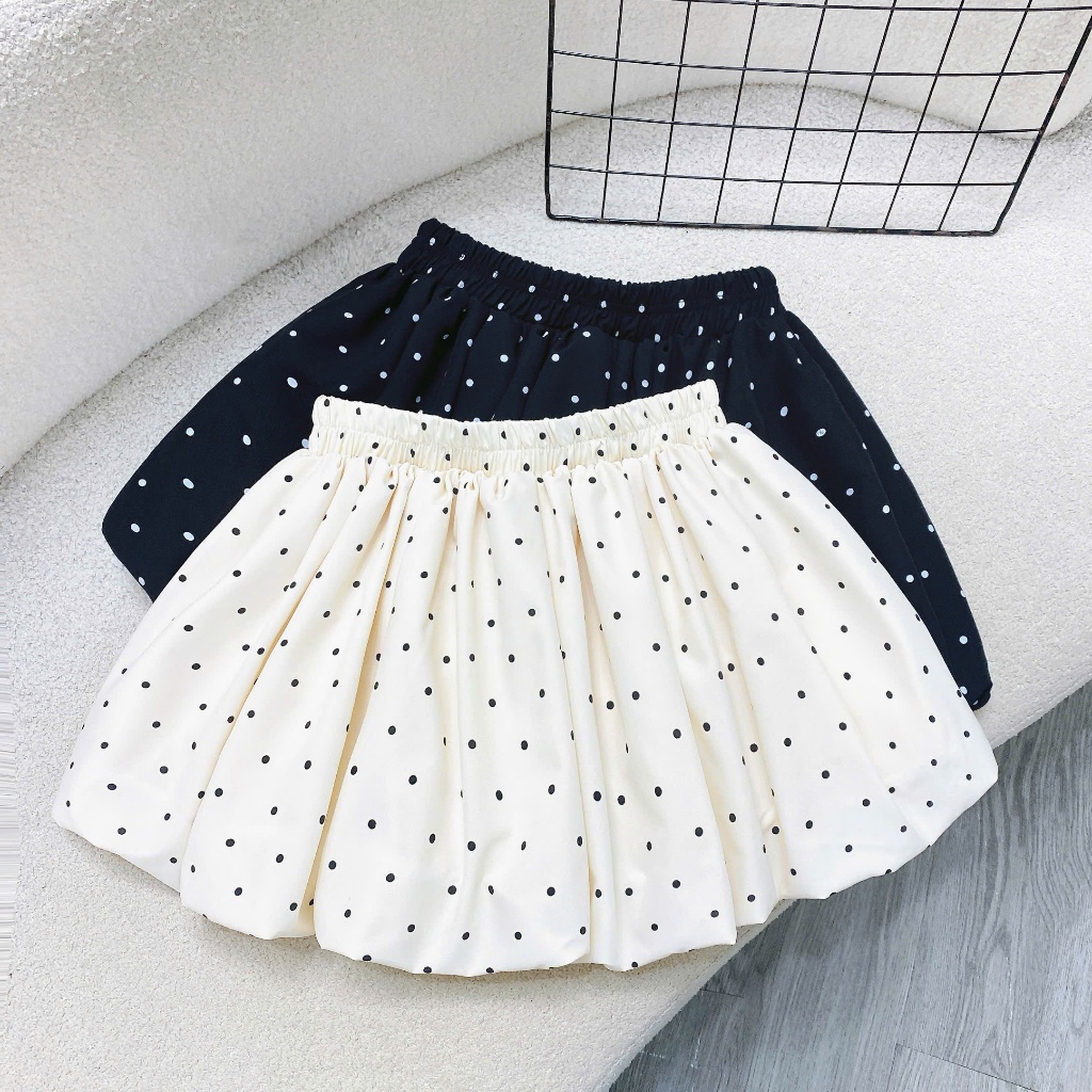 Chân Váy Bí Bigsize Nữ Châm Bi Bồng Xòe (Có Lót) Dễ Thương Cho Chubby 50-92kg CV423