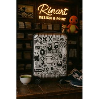 STICKER LOCAL BRAND TRẮNG ĐEN SIÊU CHẤT