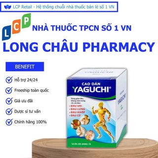 Cao dán Yaguchi Tatra – Hỗ trợ làm dịu cảm giác khó chịu vùng vai, lưng (5 miếng)