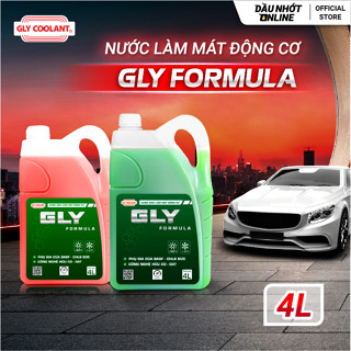  Nước làm mát động cơ Ô Tô Xe máy GLY FORMULA Xanh Đỏ Can 4L 