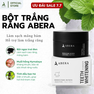 Bột Trắng Răng Abera 30g – Hỗ Trợ Trắng Răng Không Ê Buốt, Làm Sạch Mảng Bám, Cao Răng, Giảm Ố Vàng