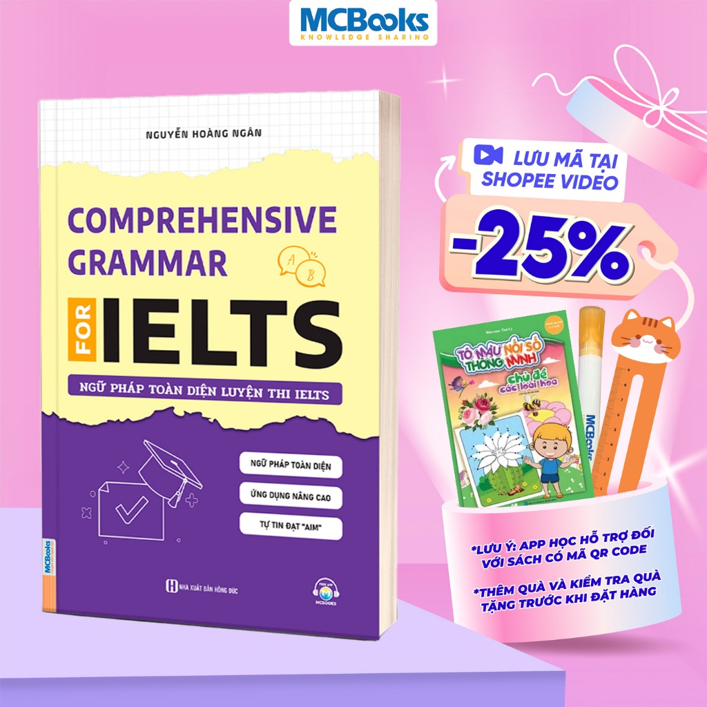 Sách - Ngữ pháp toàn diện luyện thi IELTS - Comprehensive Grammar For IELTS
