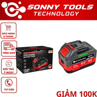 Pin STARKER Cao Cấp - cell samsung 25R - Mạch chịu tải lớn - Dòng xả 10-15C - Dùng được máy Makita hãng