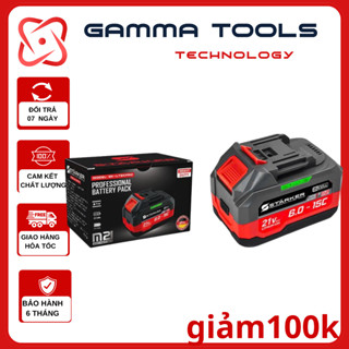 Pin STARKER Cao Cấp - cell samsung 25R - Mạch chịu tải lớn - Dòng xả 10-15C - Dùng được máy Makita hãng