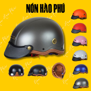 Nón bảo hiểm THỦ CÔNG VIKING01 nhựa abs lót nâu, khóa sắt cao cấp, mũ bảo hiểm basic nam nữ