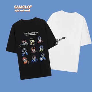  Áo thun nam nữ tay lỡ SAM CLO form rộng Unisex mặc cặp nhóm sadboiz SADBOIZVIBES TOSS TEE - 80% COTTON 