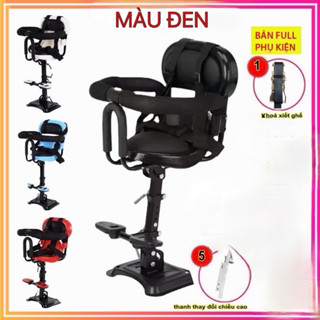 Ghế Ngồi Xe Máy Cho Bé - Ghế Trước Đi Xe Ga, Xe Đạp Điện Có Vòng Bảo Vệ, An Toàn Cho Trẻ Lead Vision Vespa SH
