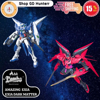   SẴN HÀNG  COMBO 2 Mô hình lắp ráp Gundam HG 1 144 Amazing Exia & Exia Dark Matter 
