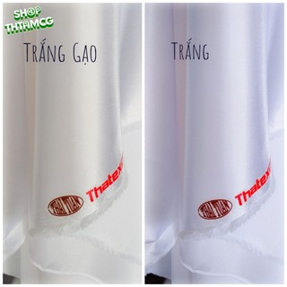 Vải Phi Tha (Phi Bóng) Trắng Gạo Đen Kem Thái Tuấn Thatextco