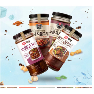 Sốt ướp thịt nướng hàn quốc thịt heo, bò bulgogi beksul 290g/500g
