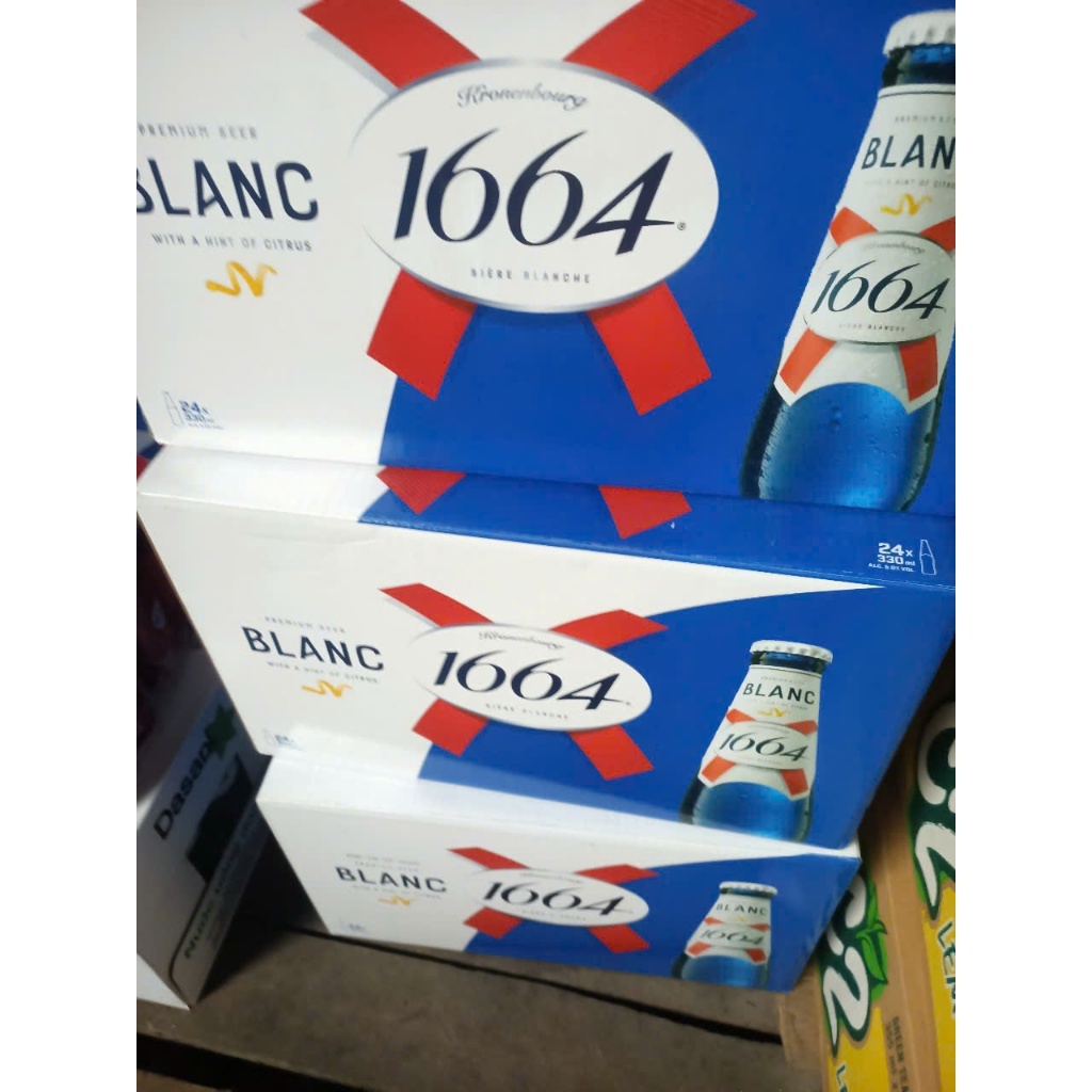 Thùng 24 Chai bia Kronenbourg 1664 Blanc 330ml