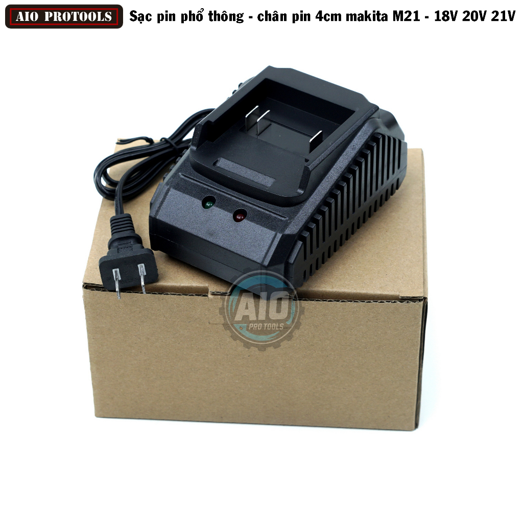 AIO.S08- Đế sạc pin phổ thông Sạc pin máy khoan Sạc pin máy bắt vít pin 10 cell Pin 15 cell 20 cell 