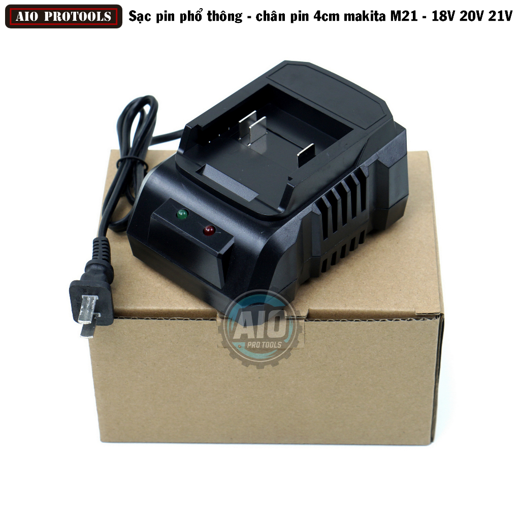 AIO.S09- Đế sạc pin phổ thông Sạc pin máy khoan Sạc pin máy bắt vít pin 10 cell Pin 15 cell 20 cell 