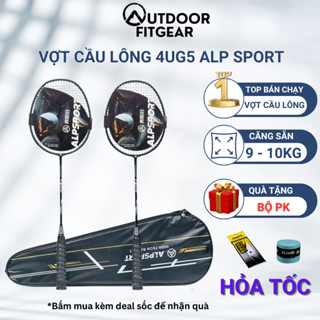 Vợt cầu lông full carbon 4U G5 ALP-SPORT RR 100% hoàn toàn Full Carbon 22 - 25lbs