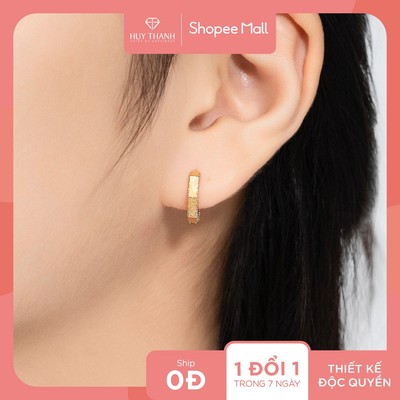 Bông Tai Nữ Vàng Tây 14K BTZ001 Huy Thanh Jewelry